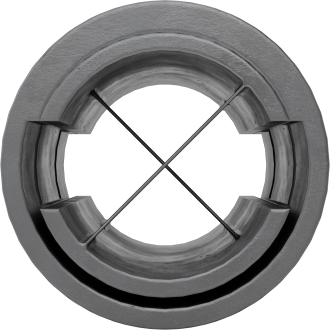 Pivot Bearing, Double End, for 3/8" Housing ID, 19/32" Overall Length