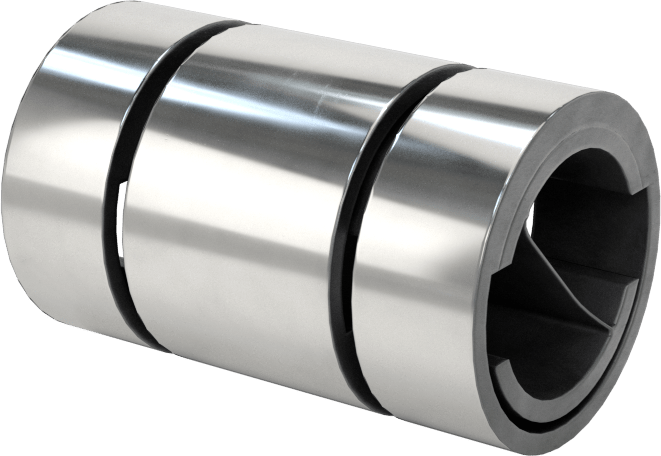 Pivot Bearing, Double End, for 1/2" Housing ID, 25/32" Overall Length