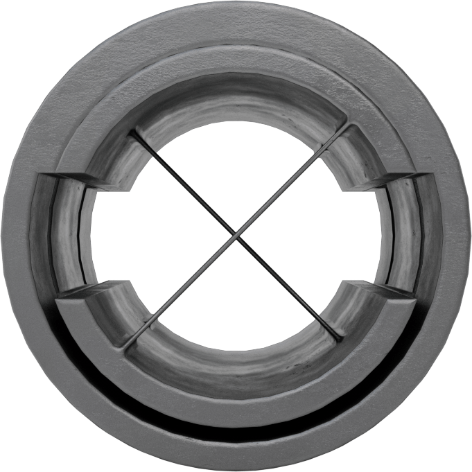 Pivot Bearing, Double End, for 1/2" Housing ID, 25/32" Overall Length