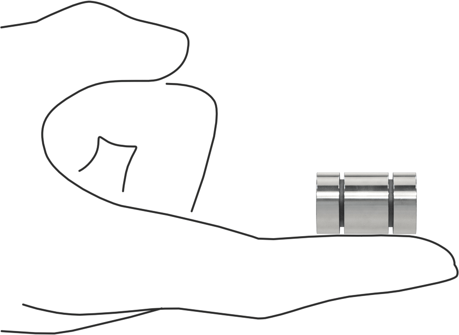 Pivot Bearing, Double End, for 5/8" Housing ID, 1" Overall Length