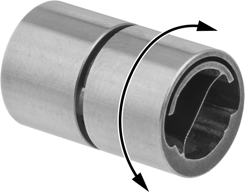 Pivot Bearing, Single End, for 1" Housing ID, 1-19/32" Overall Length