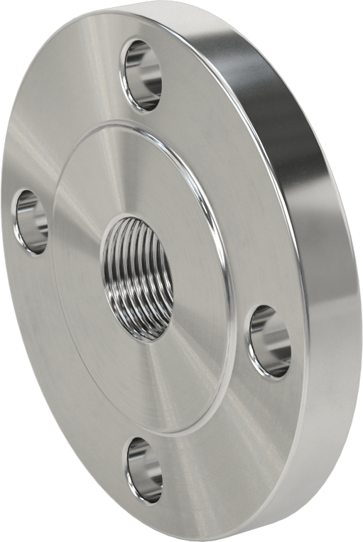 Düşük Basınçlı 316/316L Paslanmaz Çelik Dövme Boru Flanşı, Redüktör, 1 NPT x 1-1/2 Flanş Boru Boyutu