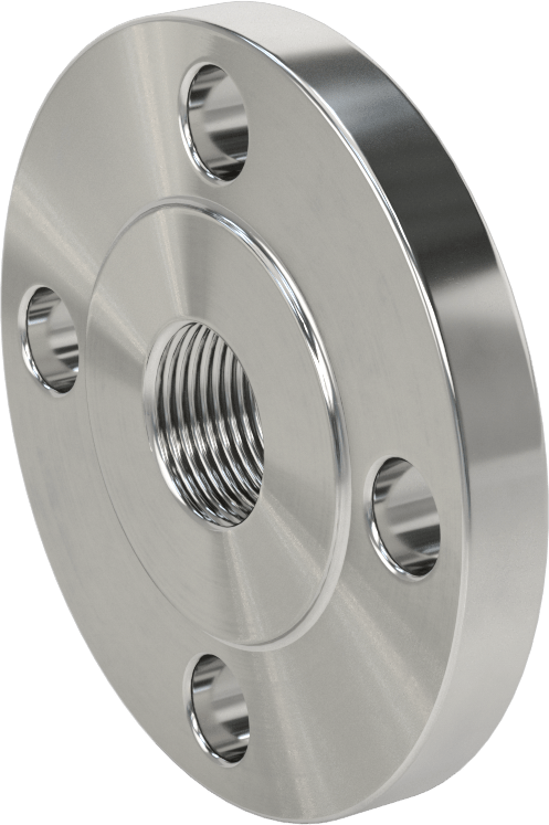 Düşük Basınçlı 316/316L Paslanmaz Çelik Dövme Boru Flanşı, Redüktör, 1 NPT x 1-1/4 Flanşlı Boru Boyutu