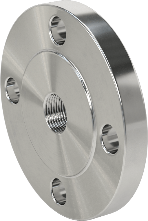 Düşük Basınçlı 316/316L Paslanmaz Çelik Dövme Boru Flanşı, Redüktör, 3/4 NPT x 1-1/2 Flanşlı Boru Boyutu