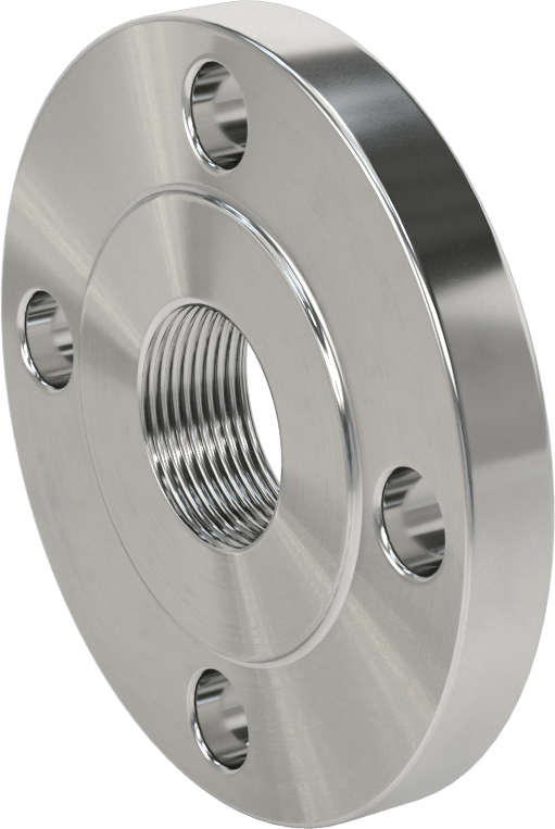 Düşük Basınçlı 316/316L Paslanmaz Çelik Dövme Boru Flanşı, Redüktör, 1-1/4 NPT x 1-1/2 Flanşlı Boru Boyutu