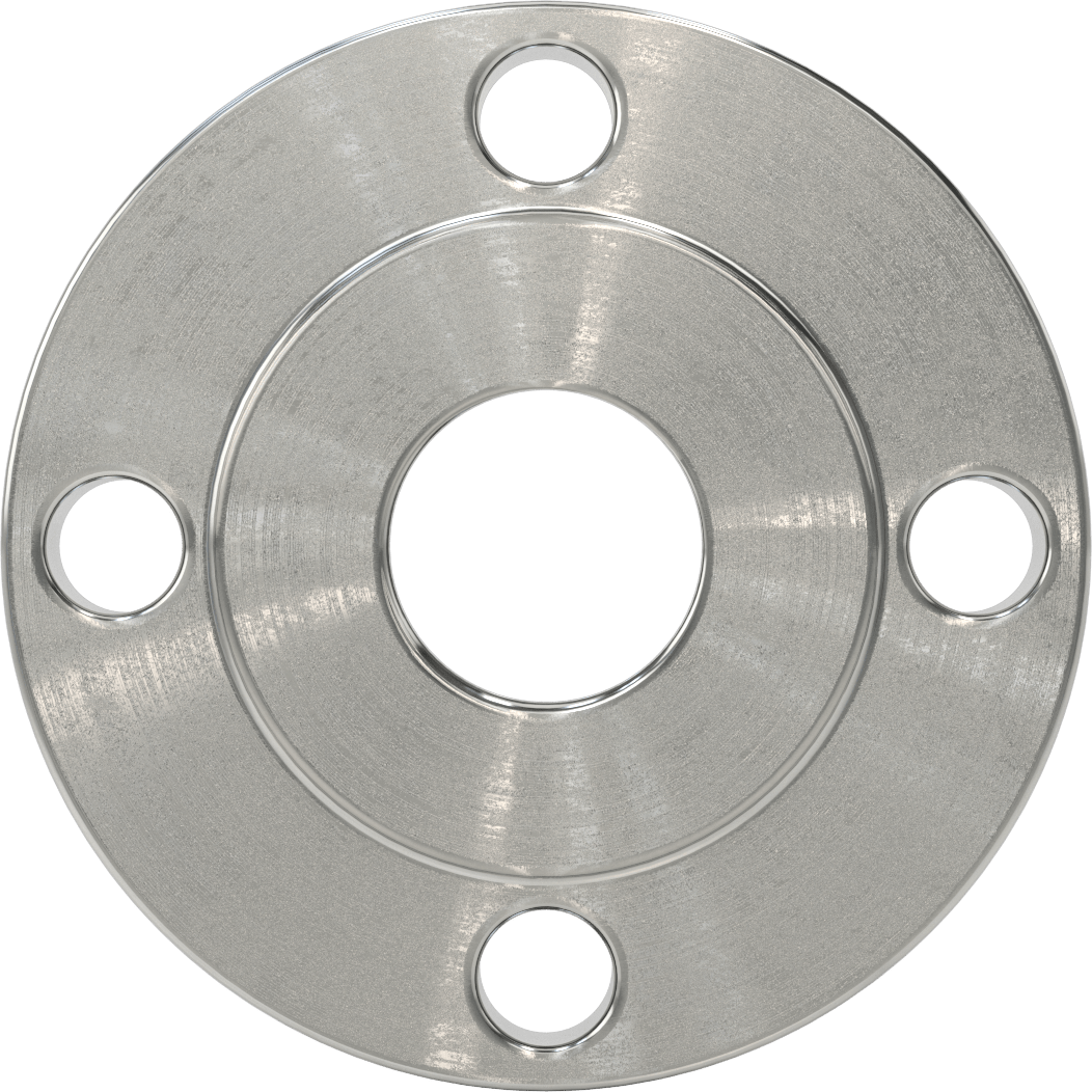 Düşük Basınçlı 316/316L Paslanmaz Çelik Dövme Boru Flanşı, Redüktör, 1-1/2 NPT x 2 Flanş Boru Boyutu