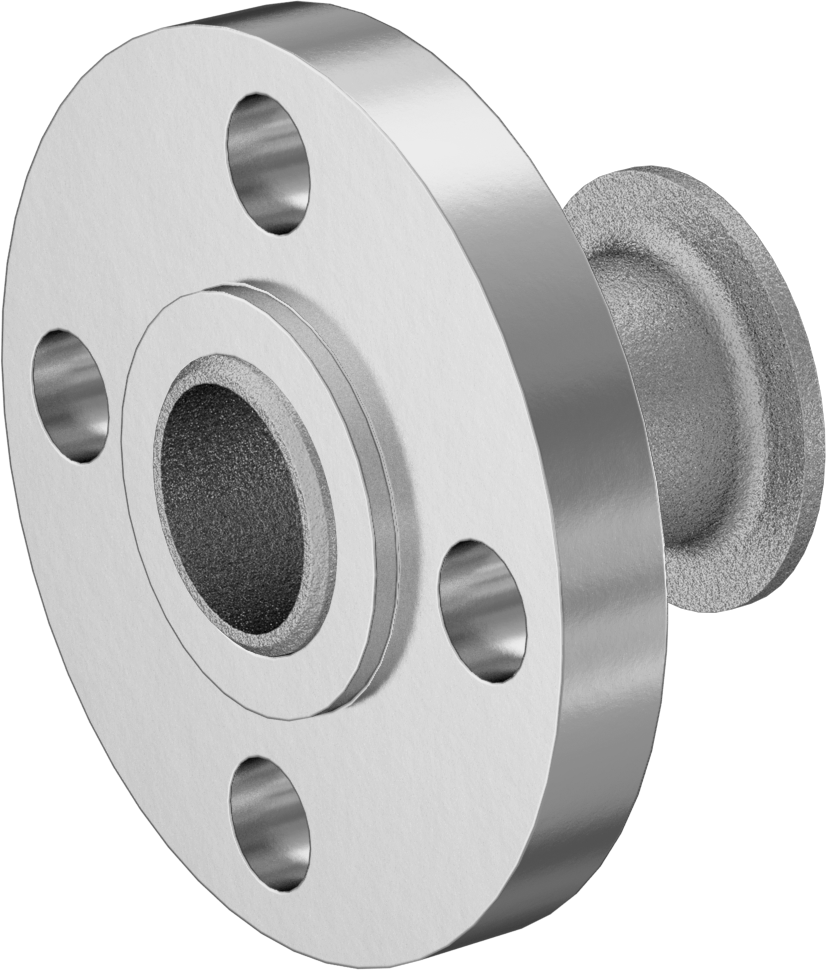 Stub End with Straight Adapter (Front)