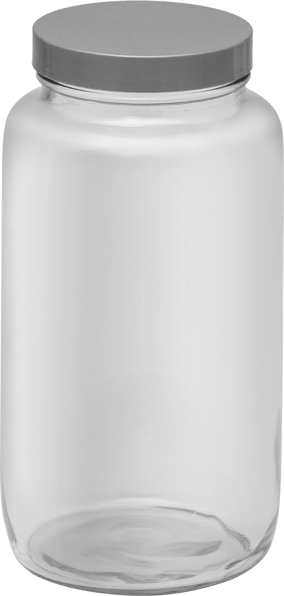 Güvenlik Kaplamalı Cam Şişe, Güvenlik Kaplamalı Cam Kavanoz, 32 FL oz/950 ml Kapasite