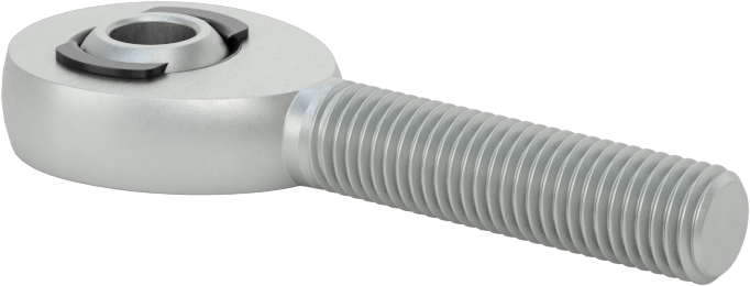 Yüksek Yük Bilyeli Mafsal Çubuk Ucu, Naylon/PTFE Ek, 5/16"-24 Diş, Büyük Boy