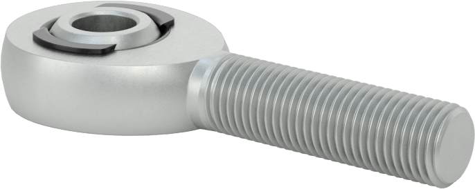 Yüksek Yük Bilyeli Mafsal Çubuk Ucu, Naylon/PTFE Ek, 3/8"-24 Diş, Büyük Boy