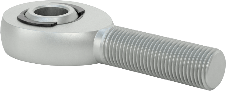 Yüksek Yük Bilyeli Mafsal Çubuk Ucu, Naylon/PTFE Ek, 1/2"-20 Diş, Büyük Boy