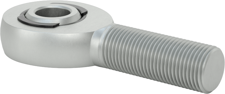 Yüksek Yük Bilyeli Mafsal Çubuk Ucu, Naylon/PTFE Ek, 5/8"-18 Diş, Büyük Boy
