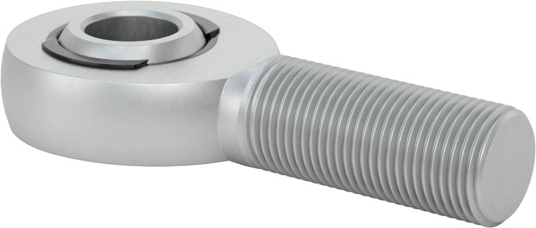 Yüksek Yük Bilyeli Mafsal Çubuk Ucu, Naylon/PTFE Ek, 3/4"-16 Diş, Büyük Boy