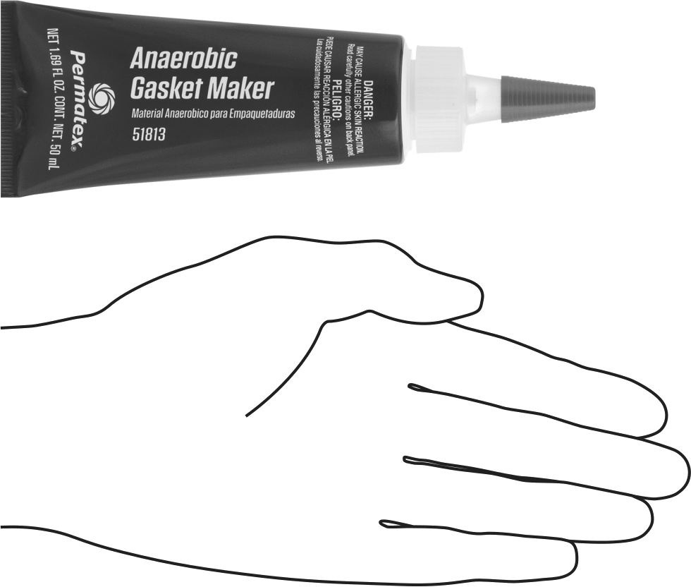 Anaerobik Conta Yapıcı, Permatex 51813, 1,69 FL. oz. Tüp