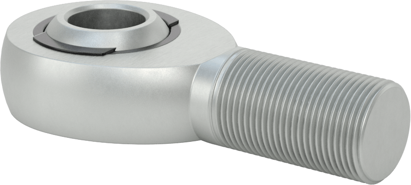 Yüksek Yük Bilyeli Mafsal Çubuk Ucu, Naylon/PTFE Ek, 1-1/4"-12 Büyük Boy Diş