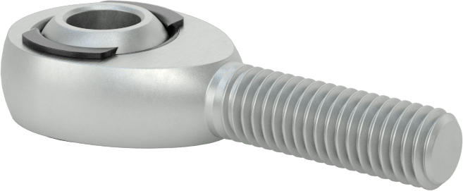 Yüksek Yük Bilyeli Mafsal Çubuk Ucu, Naylon/PTFE Ek, M8 x 1,25 mm Diş