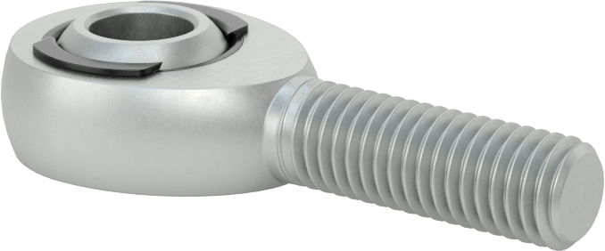 Yüksek Yük Bilyeli Mafsal Çubuk Ucu, Naylon/PTFE Ek, M10 x 1,5 mm Diş