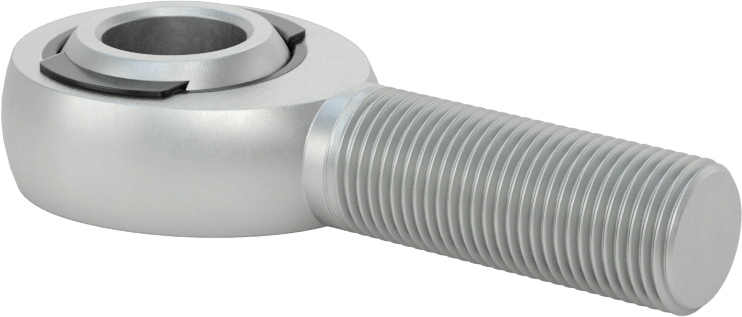 Yüksek Yük Bilyeli Mafsal Çubuk Ucu, Naylon/PTFE Ek, 5/8"-18 Diş