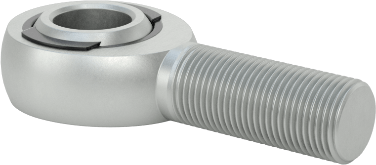 Yüksek Yük Bilyeli Mafsal Çubuk Ucu, Naylon/PTFE Ek, 3/4"-16 Diş
