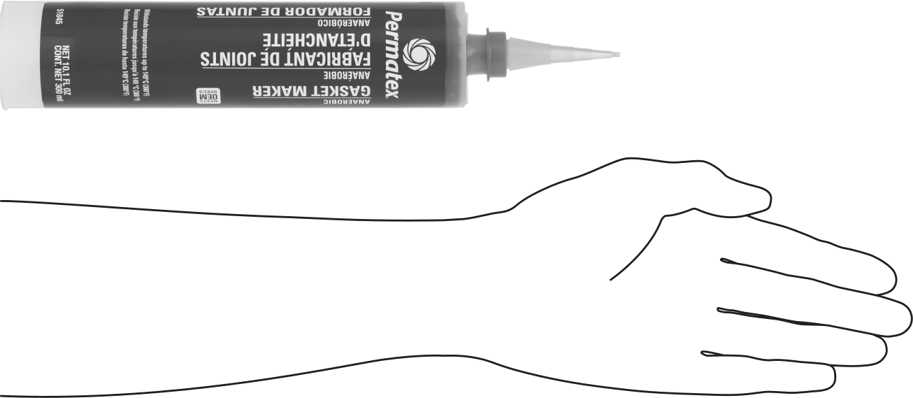 Kartuşlu Anaerobik Conta Yapıcı, Permatex 51845, 10.1 FL. oz.