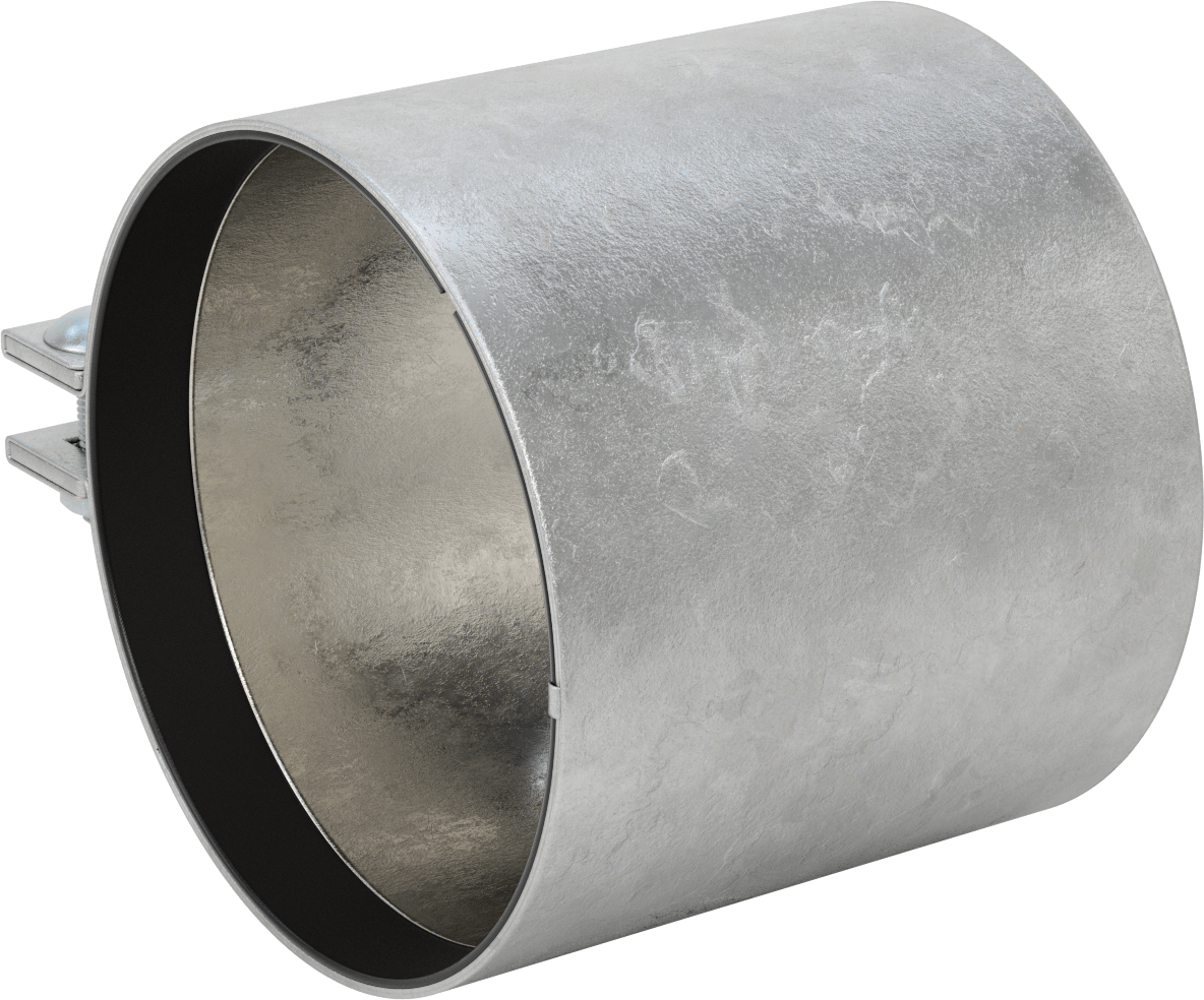 Kelepçeli Konektör, Hava için, Neopren Conta, 10-3/4" Dış Çap için