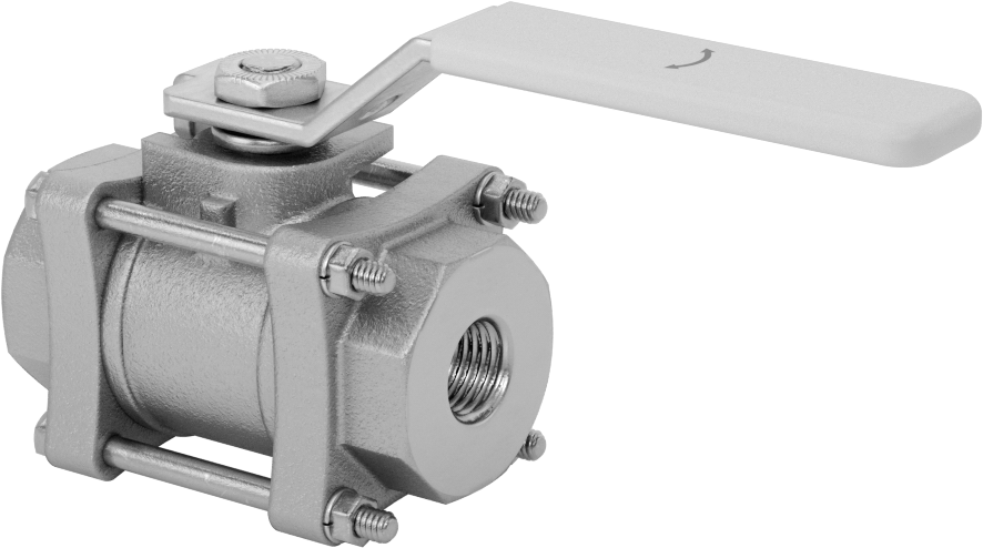 Easy-Maintenance Açma/Kapama Vanası, Kol Tutacağı, Bronz Gövde, 1/4 NPT Dişi