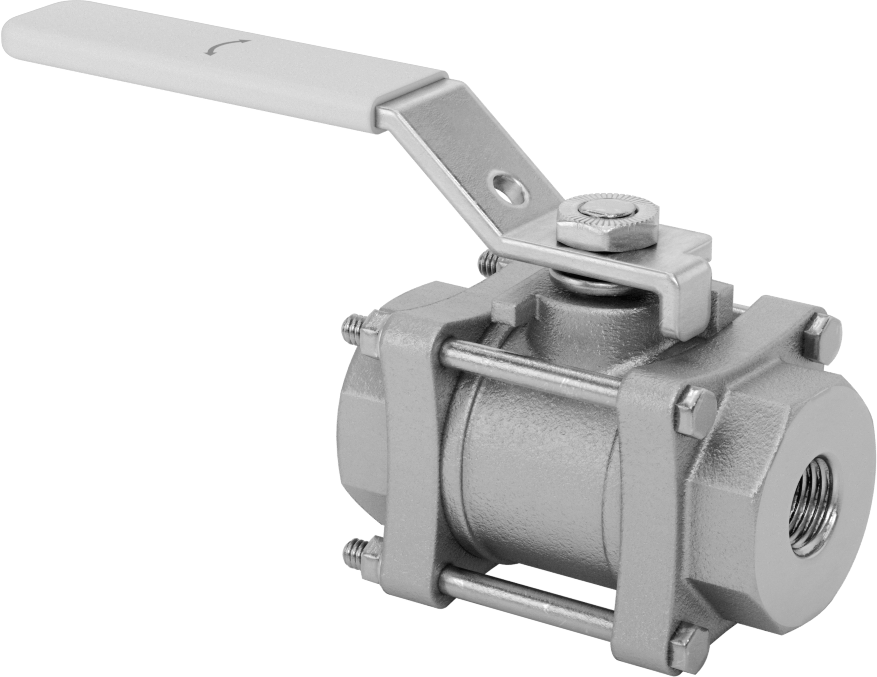 Easy-Maintenance Açma/Kapama Vanası, Kol Tutacağı, Bronz Gövde, 1/4 NPT Dişi