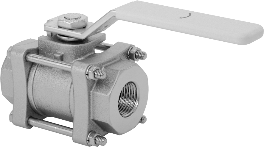 Easy-Maintenance Açma/Kapama Vanası, Kol Tutacağı, Bronz Gövde, 3/8 NPT Dişi