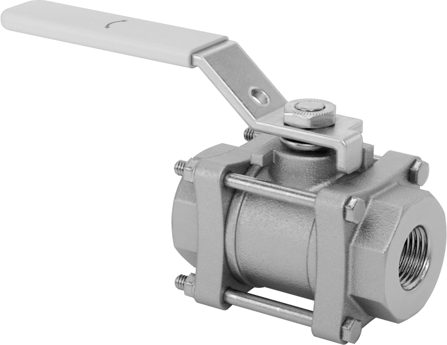Easy-Maintenance Açma/Kapama Vanası, Kol Tutacağı, Bronz Gövde, 3/8 NPT Dişi
