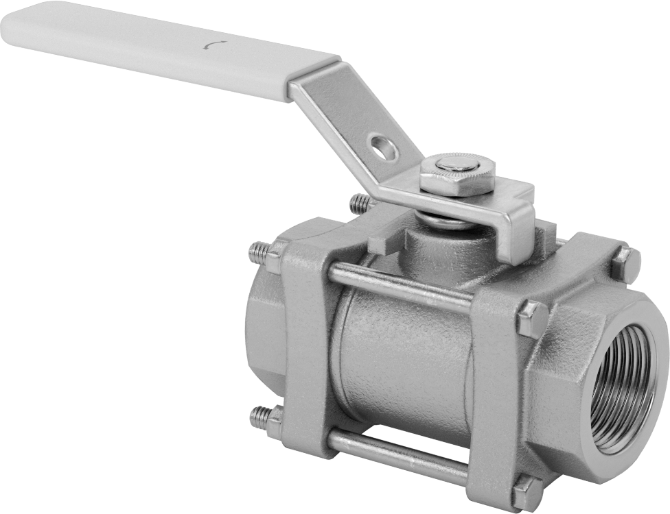 Easy-Maintenance Açma/Kapama Vanası, Kol Tutacağı, Bronz Gövde, 1 NPT Dişi