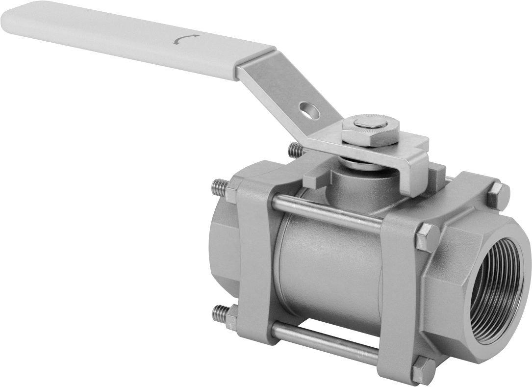 Easy-Maintenance Açma/Kapama Vanası, Kol Tutacağı, Bronz Gövde, 1-1/2 NPT Dişi