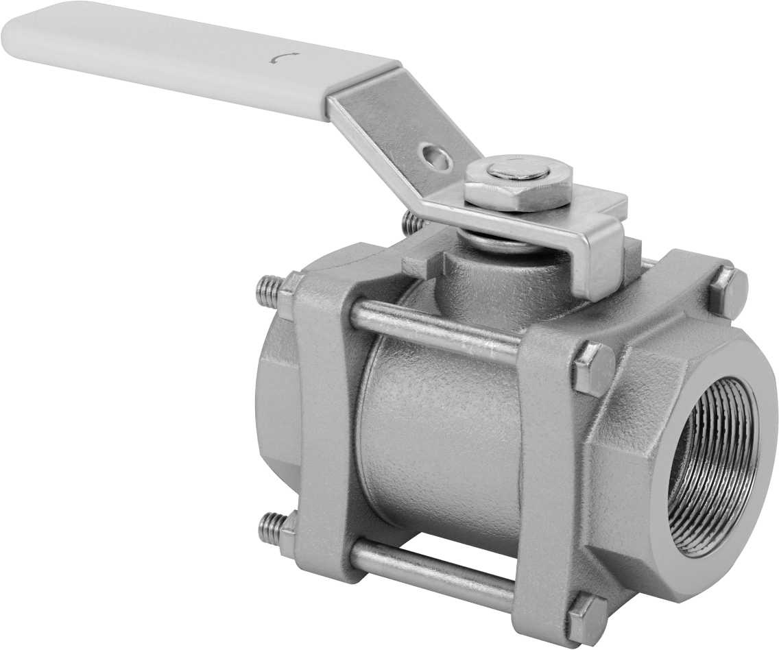 Easy-Maintenance Açma/Kapama Vanası, Kol Tutacağı, Bronz Gövde, 2-1/2 NPT Dişi