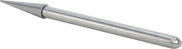 Metal Dışı Malzemeler için Uzun Ömürlü Taşlama Ucu, 1/8" Şaft Çapı, 0,156“ Çap x 5/8” Uzunluk Konik Baş