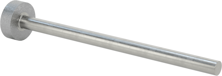 Metal Dışı Malzemeler için Uzun Ömürlü Taşlama Ucu, 1/8" Şaft Çapı, 0,375 inç Çap x 1/8 inç Uzunluk Silindirik Başlık