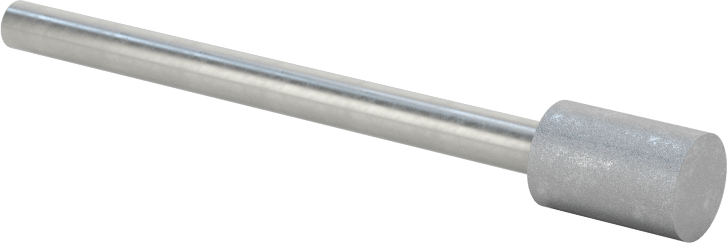 Metal Dışı Malzemeler için Uzun Ömürlü Taşlama Ucu, 1/8" Şaft Çapı, 0,25“ Çap x 3/8” Uzunluk Silindirik Başlık