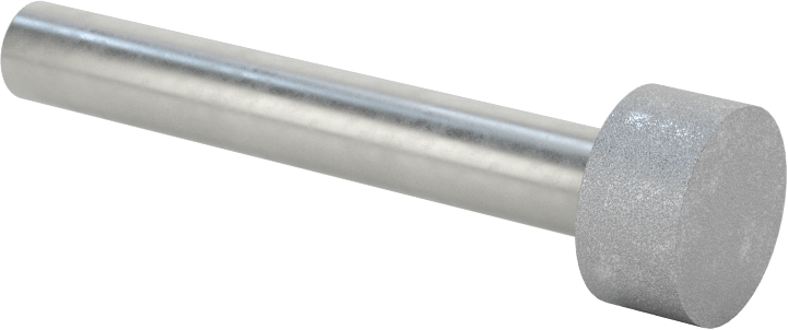 Metal Dışı Malzemeler için Uzun Ömürlü Taşlama Ucu, 1/4" Şaft Çapı, 0,5“ Çap x 1/4” Uzunlukta Silindirik Başlık