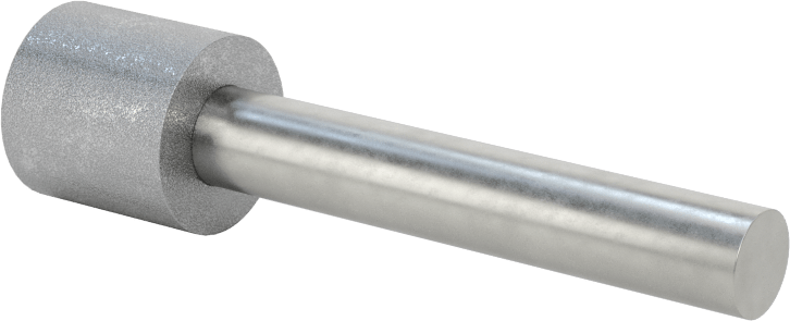 Metal Dışı Malzemeler için Uzun Ömürlü Taşlama Ucu, 1/4" Şaft Çapı, 0,5“ Çap x 1/2” Uzunlukta Silindirik Başlık