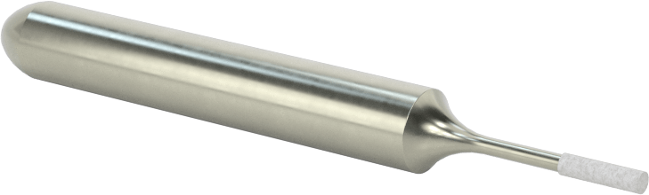 Metal Dışı Malzemeler için Uzun Ömürlü Taşlama Ucu, 1/4" Şaft Çapı, 0,06“ Çap x 1/4” Uzunluk Silindirik Başlık