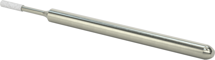 Metal Dışı Malzemeler için Uzun Ömürlü Taşlama Ucu, 1/8" Şaft Çapı, 0,06“ Çap ve 1/4” Uzun Baş, Silindir