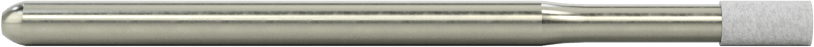 Metal Dışı Malzemeler için Uzun Ömürlü Taşlama Ucu, 1/8" Şaft Çapı, 0,13“ Çap ve 1/4” Uzunlukta Başlık, Silindir