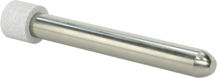 Metal Dışı Malzemeler için Uzun Ömürlü Taşlama Ucu, 1/4" Şaft Çapı, 0,38 inç Çap ve 0,31 inç Uzunlukta Başlık, Silindir