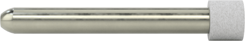 Metal Dışı Malzemeler için Uzun Ömürlü Taşlama Ucu, 1/4" Şaft Çapı, 0,38 inç Çap ve 0,31 inç Uzunlukta Başlık, Silindir