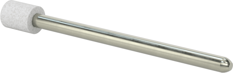 Metal Dışı Malzemeler için Uzun Ömürlü Taşlama Ucu, 1/8" Şaft Çapı, 0,25 inç Çap ve 0,31 inç Uzunlukta Başlık, Silindir
