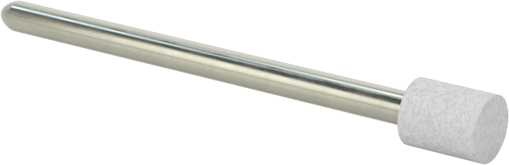 Metal Dışı Malzemeler için Uzun Ömürlü Taşlama Ucu, 1/8" Şaft Çapı, 0,25 inç Çap ve 0,31 inç Uzunlukta Başlık, Silindir