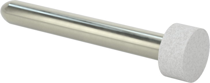Metal Dışı Malzemeler için Uzun Ömürlü Taşlama Ucu, 1/4" Şaft Çapı, 0,5“ Çap ve 0,31” Uzunlukta Başlık, Silindir