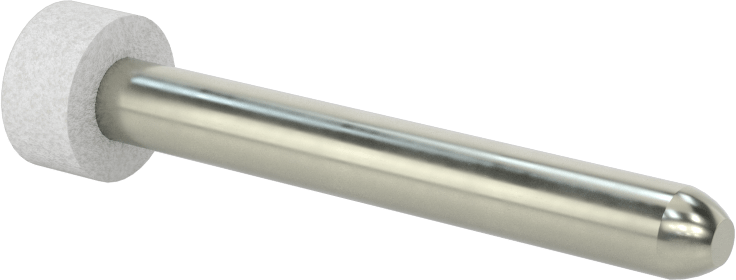 Metal Dışı Malzemeler için Uzun Ömürlü Taşlama Ucu, 1/4" Şaft Çapı, 0,5“ Çap ve 0,31” Uzunlukta Başlık, Silindir