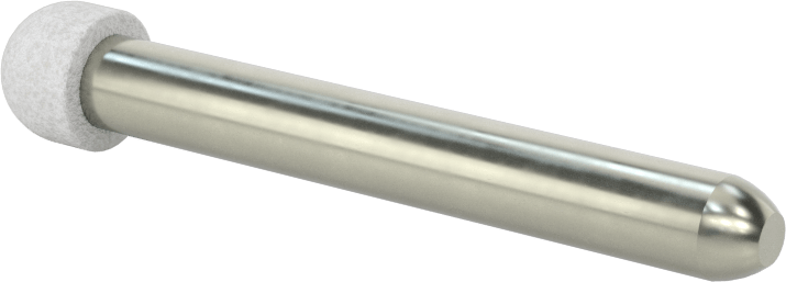 Metal Dışı Malzemeler için Uzun Ömürlü Taşlama Ucu, 1/4" Şaft Çapı, 0,38" Baş Çapı, 0,31" Baş Uzunluğu, Fıçı