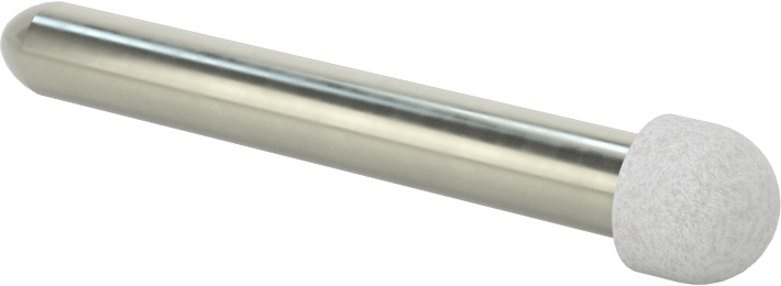 Metal Dışı Malzemeler için Uzun Ömürlü Taşlama Ucu, 1/4" Şaft Çapı, 0,38" Baş Çapı, 0,31" Baş Uzunluğu, Fıçı