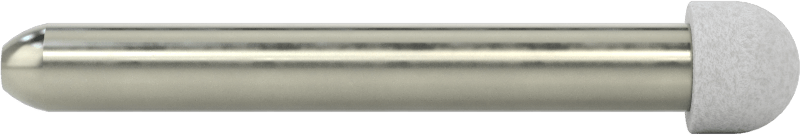 Metal Dışı Malzemeler için Uzun Ömürlü Taşlama Ucu, 1/4" Şaft Çapı, 0,38" Baş Çapı, 0,31" Baş Uzunluğu, Fıçı