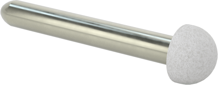 Metal Dışı Malzemeler için Uzun Ömürlü Taşlama Ucu, 1/4" Şaft Çapı, 0,5" Baş Çapı, 0,31" Baş Uzunluğu, Fıçı